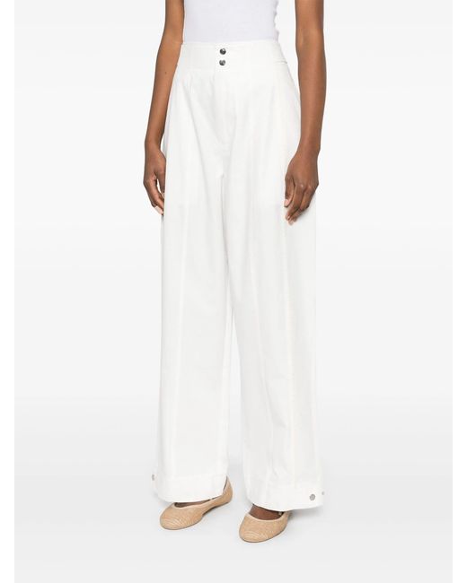 Antik Batik Winna Straight Broek in het White