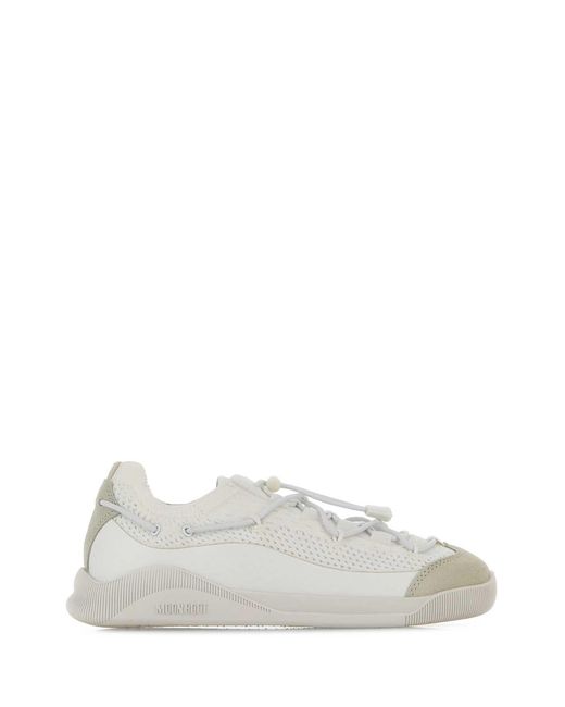 Moon Boot White Fabric Moonlight Sneakers