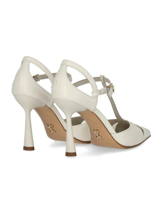 Sergio Levantesi White Maura Pump