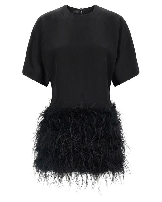 Pinko 'sapientino' Jurk in het Black