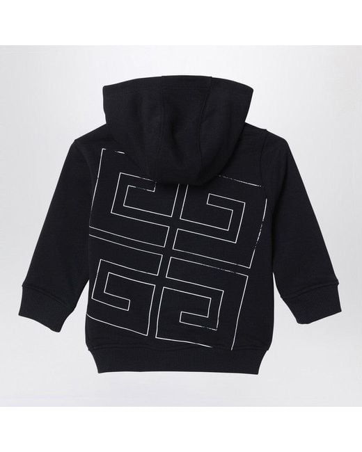 Givenchy Blue Hoodie With Logo for men