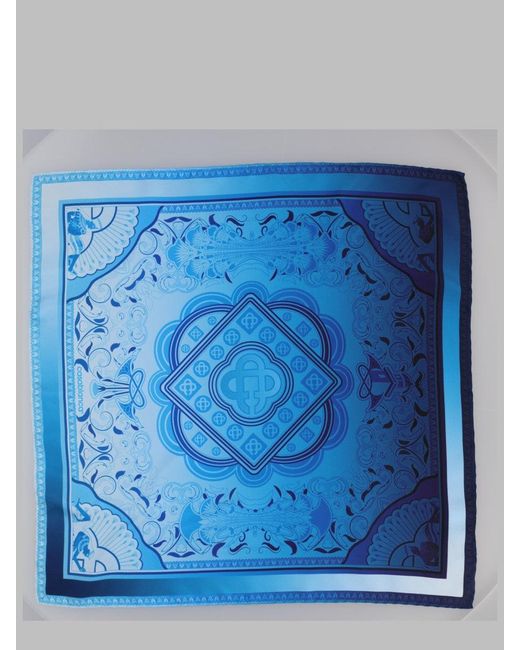 Casablanca Blue Mini Foulard For for men