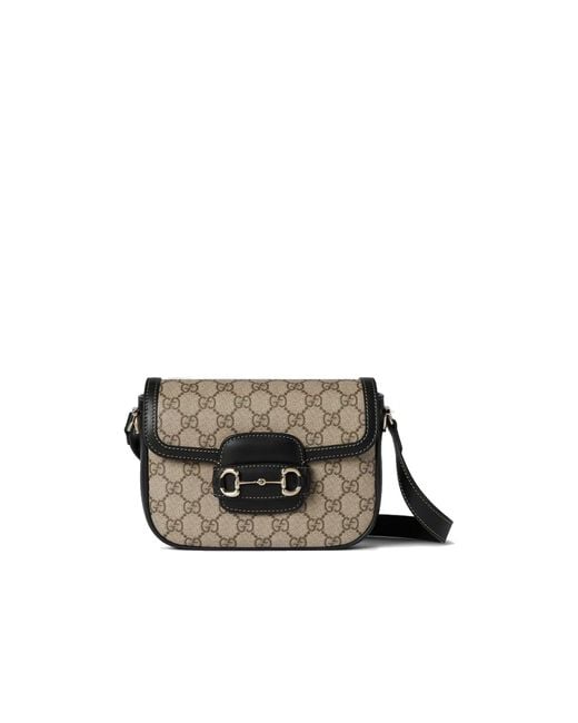 Gucci Black Horsebit 1955 Soft Small Shoulder Bag