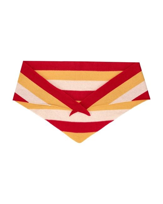 LA ROSE Red Kefia Cashmere