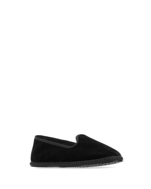Vibi Venezia Black Velvet Nero Ballerinas for men