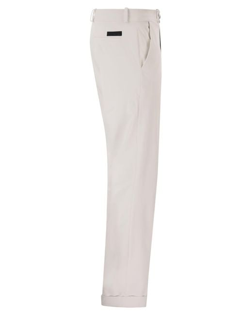 Rrd White Surflex Chino Trousers