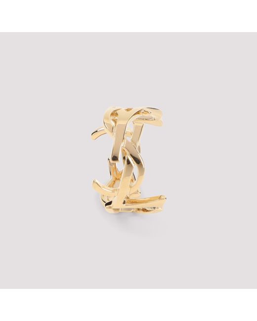 Saint Laurent Metallic Cassandre-Ring