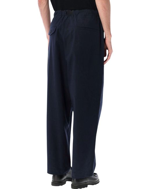 Comme des Garçons Black Cotton Belted Trousers for men