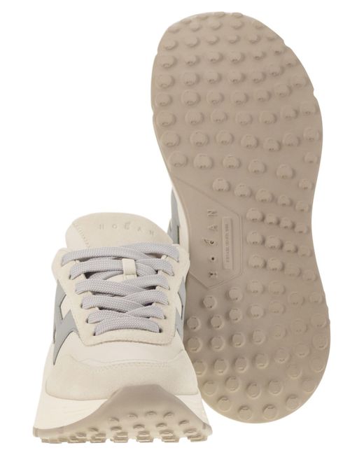 Hogan White Hi-Fi Trainers With Side H Sneaker