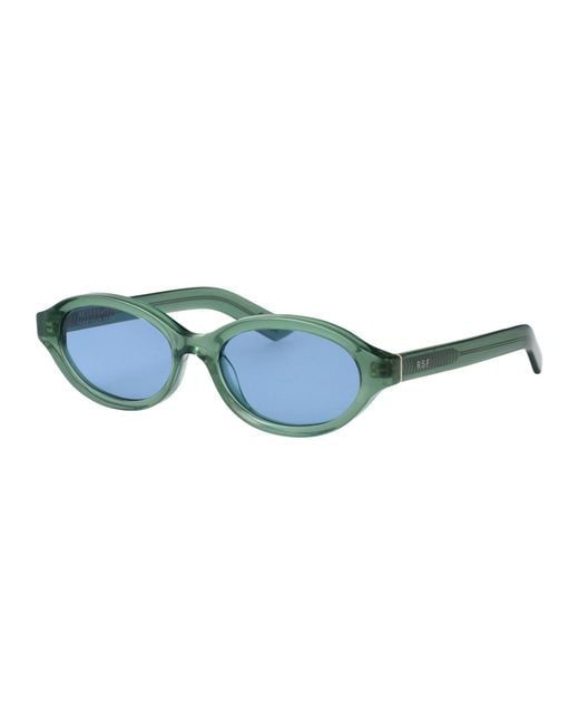 Retrosuperfuture Blue Round Sunglasses Os4