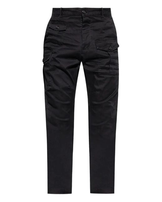 DSquared² Black Pants for men