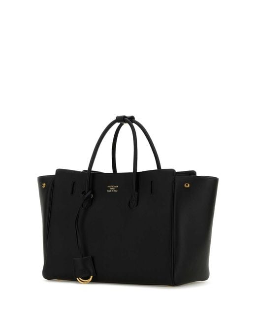Balenciaga Black Hempton Small Tote
