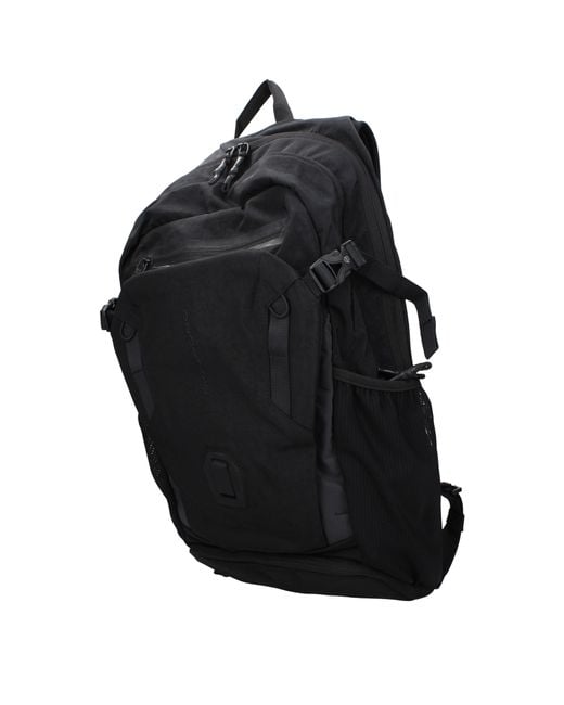 Piquadro Black Backpacks And Pouches Fabric