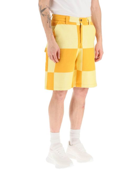 Jacquemus 'le Shorts Tecido' in Yellow für Herren