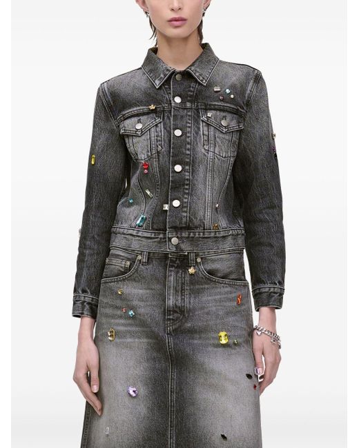 Marc Jacobs Black Denim Trucker Jacket