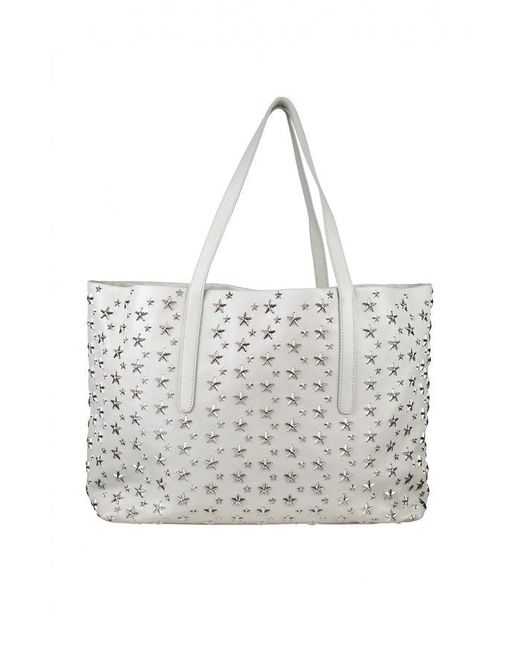 Jimmy Choo Gray Tote Bag
