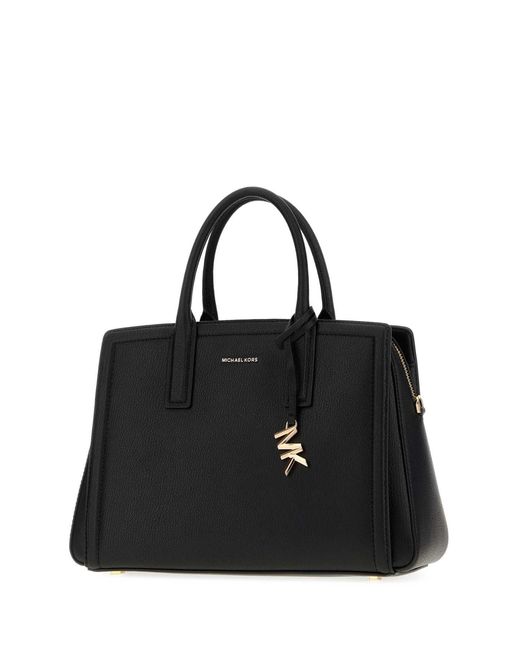 MICHAEL Michael Kors Black Leather Laila Handbag
