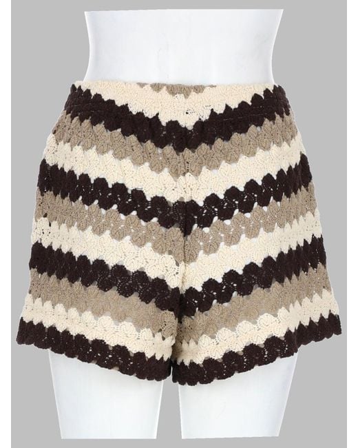 Mc2 Saint Barth Natural Mini Cotton Shorts