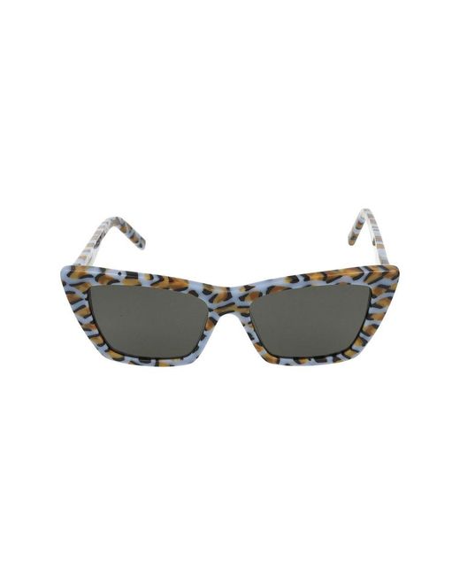 Saint Laurent Sonnenbrille SL 276 MICA 035 VIOLET VOLET GRAU /16 /145 in Multicolor für Herren