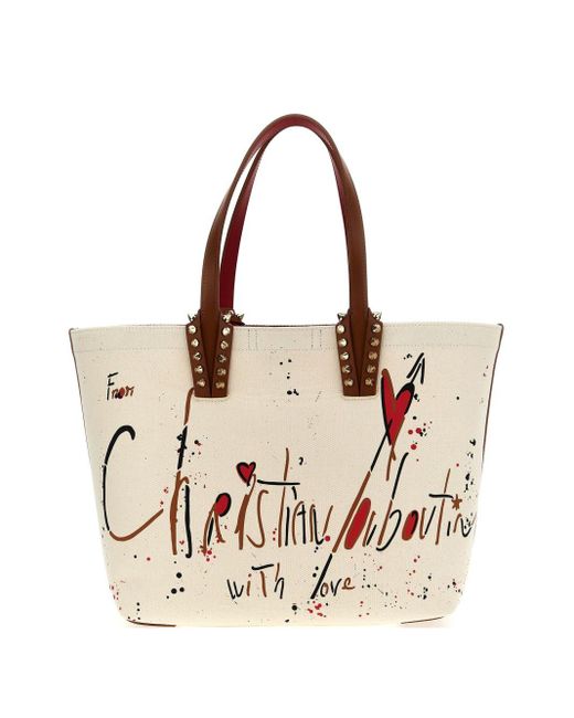 Christian Louboutin Natural Small Cabata Shopping Bag