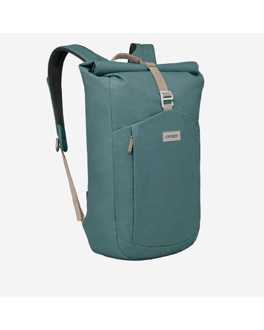 Osprey Green Arcane Roll Top Backpack for men