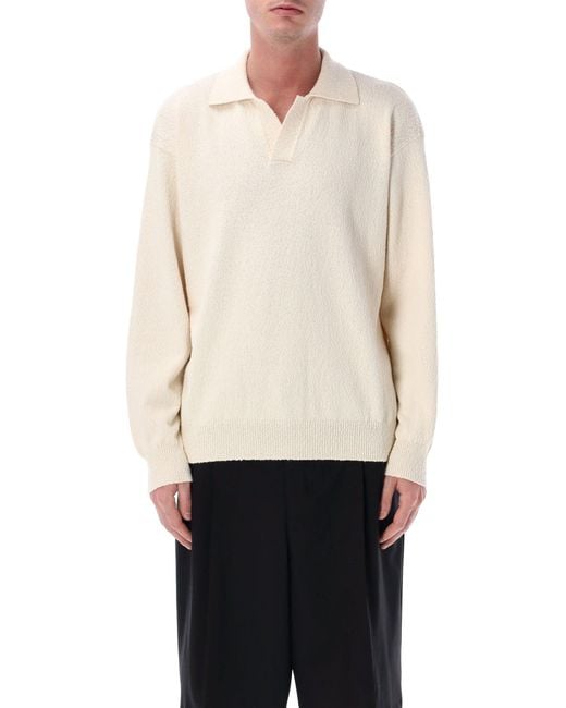 Pulls Beige Roberto Collina pour homme en coloris White