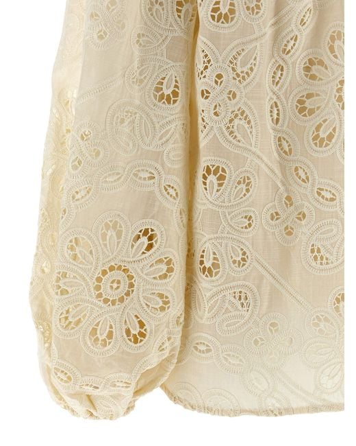 Zimmermann 'rhiannon' Blouse in het Natural