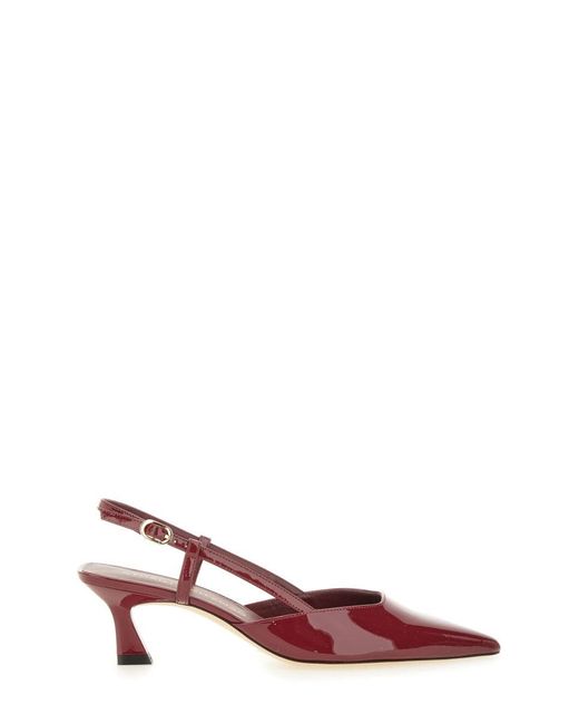 Stuart Weitzman Pink Leather Sandals For