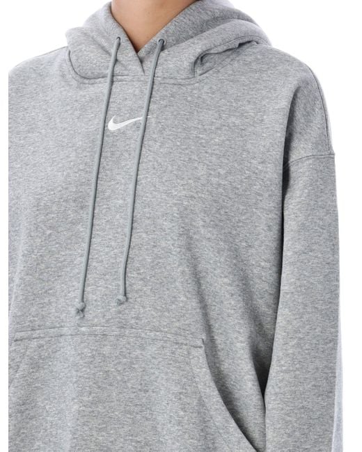Nike Gray Sportswear Damen Kapuzenpullover