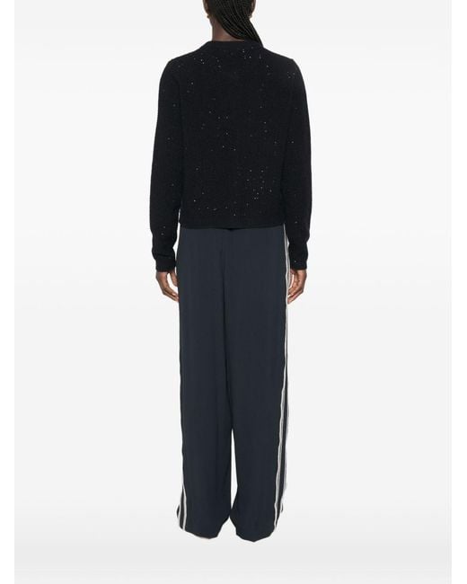 Fabiana Filippi Black Wool Blend Cardigan