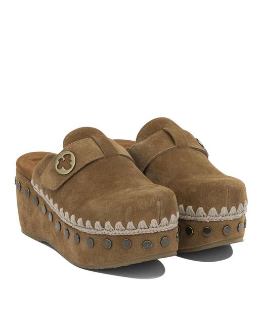 Mou Brown Sandals