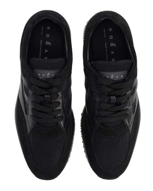 Hogan Black Interactive Sneaker