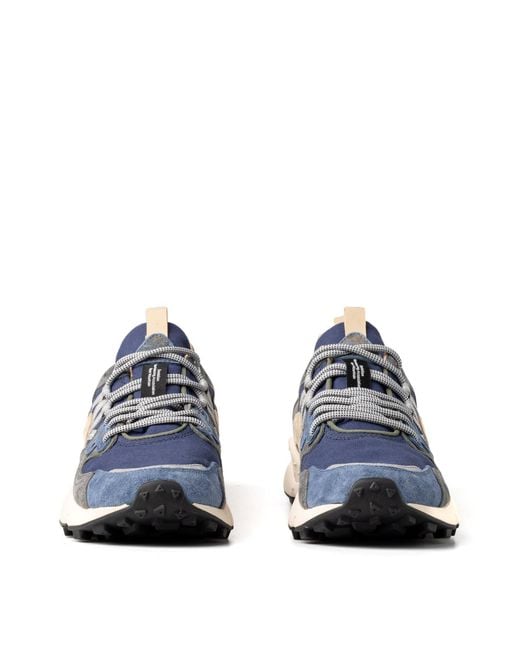Flower Mountain Blue Sneakers Multi Colour