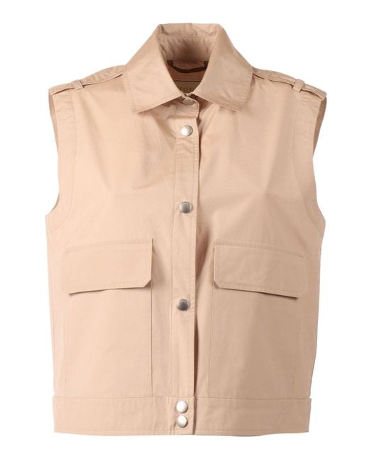 Peserico Natural Buttoned Vest