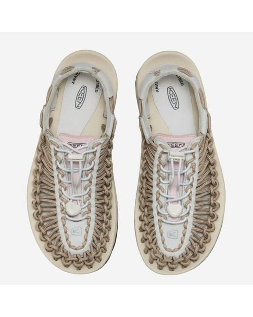 Keen White Uneek Leather Sandals