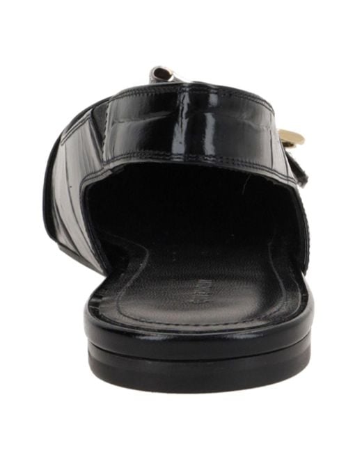 Givenchy Black Voyou Leather Slingback Ballets for men