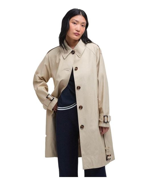 トレンチコート Barbour Maia Light Sand Trenchcoat Barbour Maia Light Sand Trenchcoat in Natural | Lyst Canada