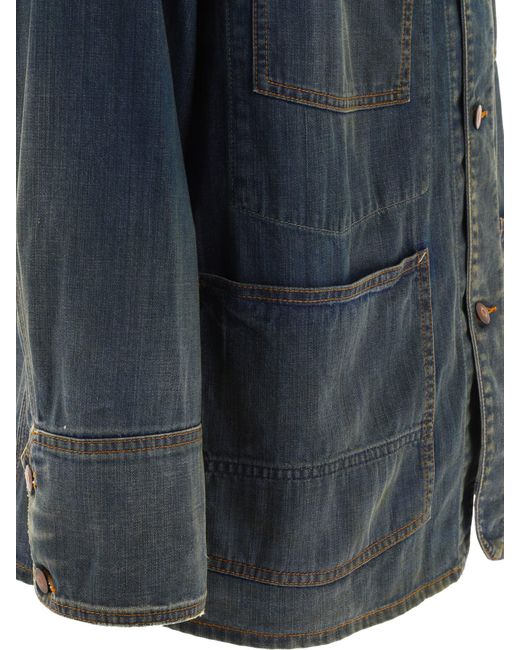 Giacca di jeans giapponese di Maison Margiela in Blue da Uomo