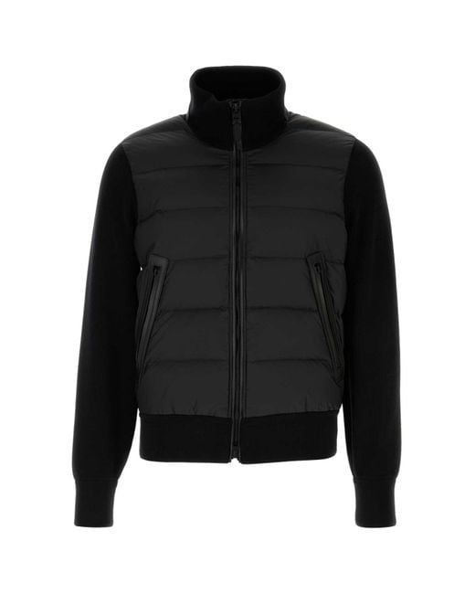 Tom Ford Black Puffer Jacket for men