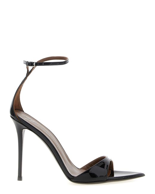 Giuseppe Zanotti Black 'Intrigo' Sandalen