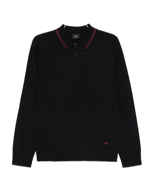 Paul Smith Black Sweater Crew Neck for men