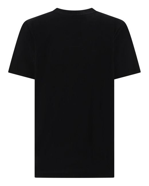 Ganni Black "Welpenliebe" T -Shirt
