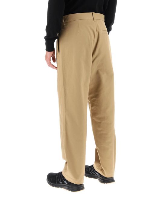 OAMC Natural Straight Cotton Pants for men