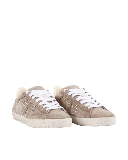 Premiata Red Sneakers Stevend Light
