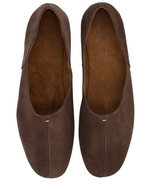 Khaite Brown Jane Flat