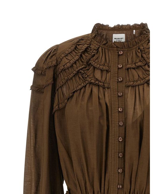 Isabel Marant Brown Charissa' Dress
