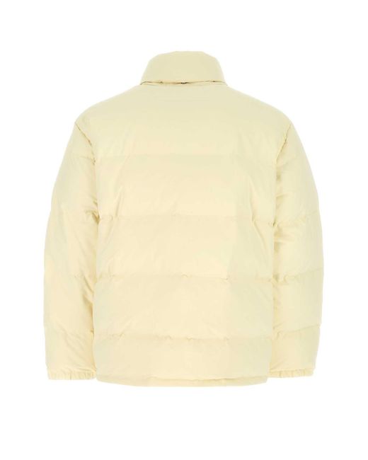 Jil Sander Natural Cream Polyester Down Jacket for men