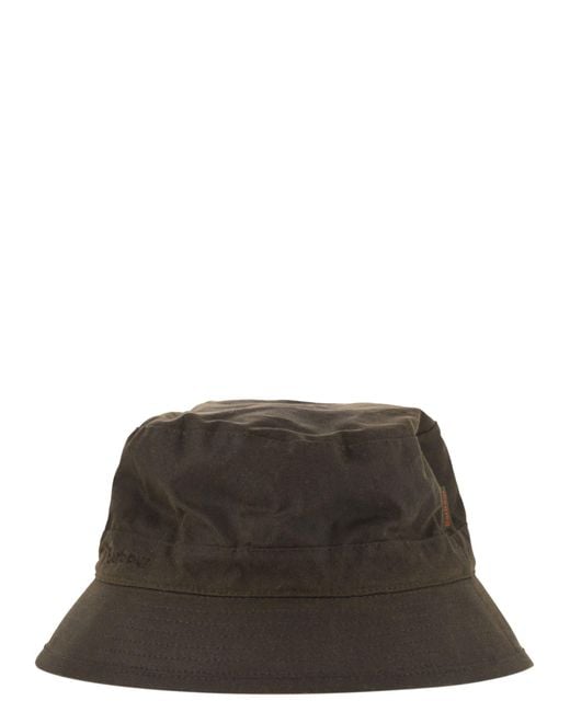 Barbour Green Sporthut Wax for men