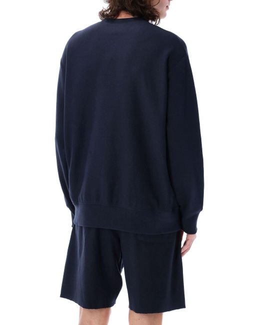 Champion Blue Relaxed-Fit Reverse Weave Sweatshirt for men