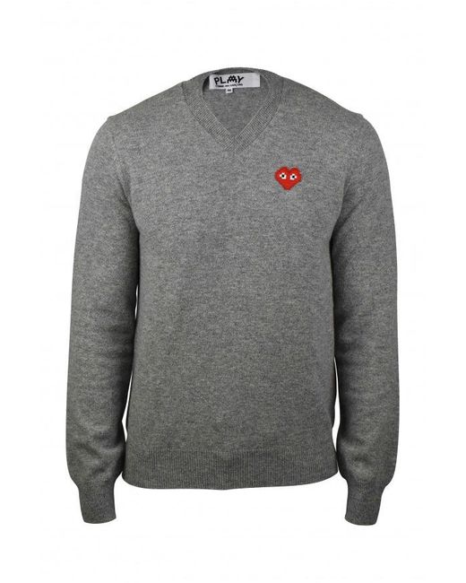 Jersey Comme des Garçons de hombre de color Gray